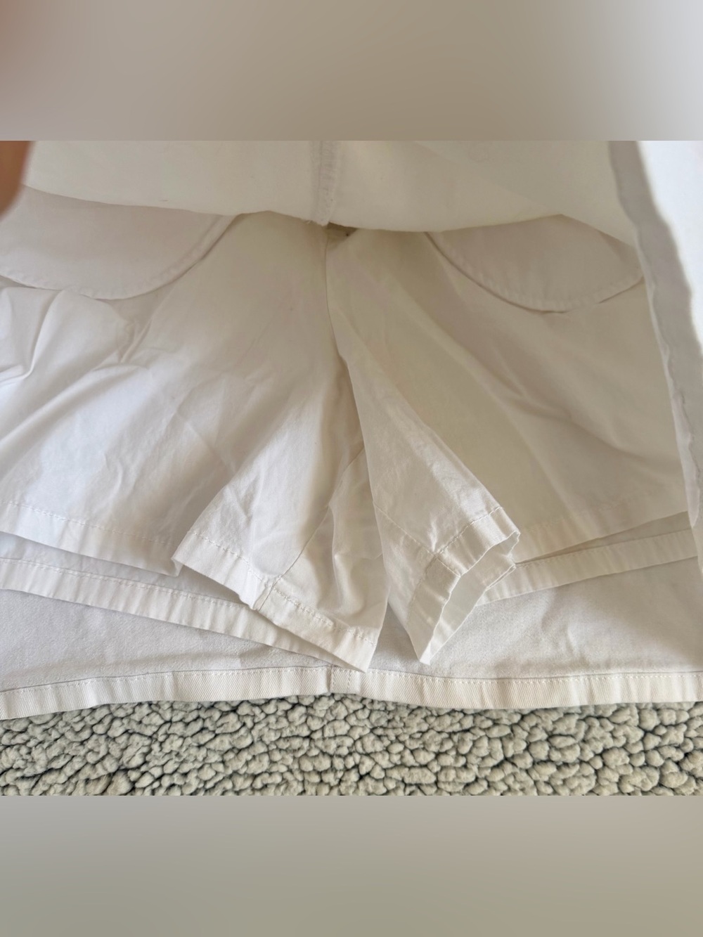 Croft and Barrow - White Denim Skort - Picture 2 of 4